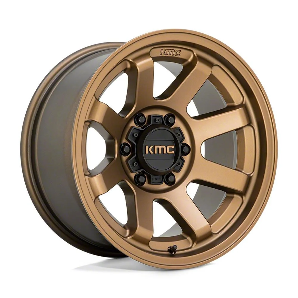 KMC Trail Matte Bronze 6-Lug Wheel; 17x8.5; 0mm Offset (15-20 Tahoe)