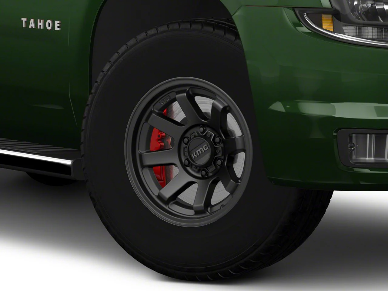 KMC Trail Satin Black 6-Lug Wheel; 17x9; -12mm Offset (15-20 Tahoe)