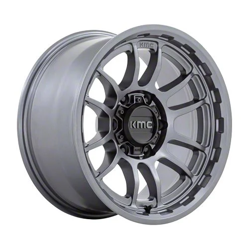 KMC Wrath Matte Anthracite 6-Lug Wheel; 17x8.5; 0mm Offset (15-20 Tahoe)