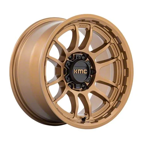 KMC Wrath Matte Bronze 6-Lug Wheel; 17x8.5; 0mm Offset (15-20 Tahoe)