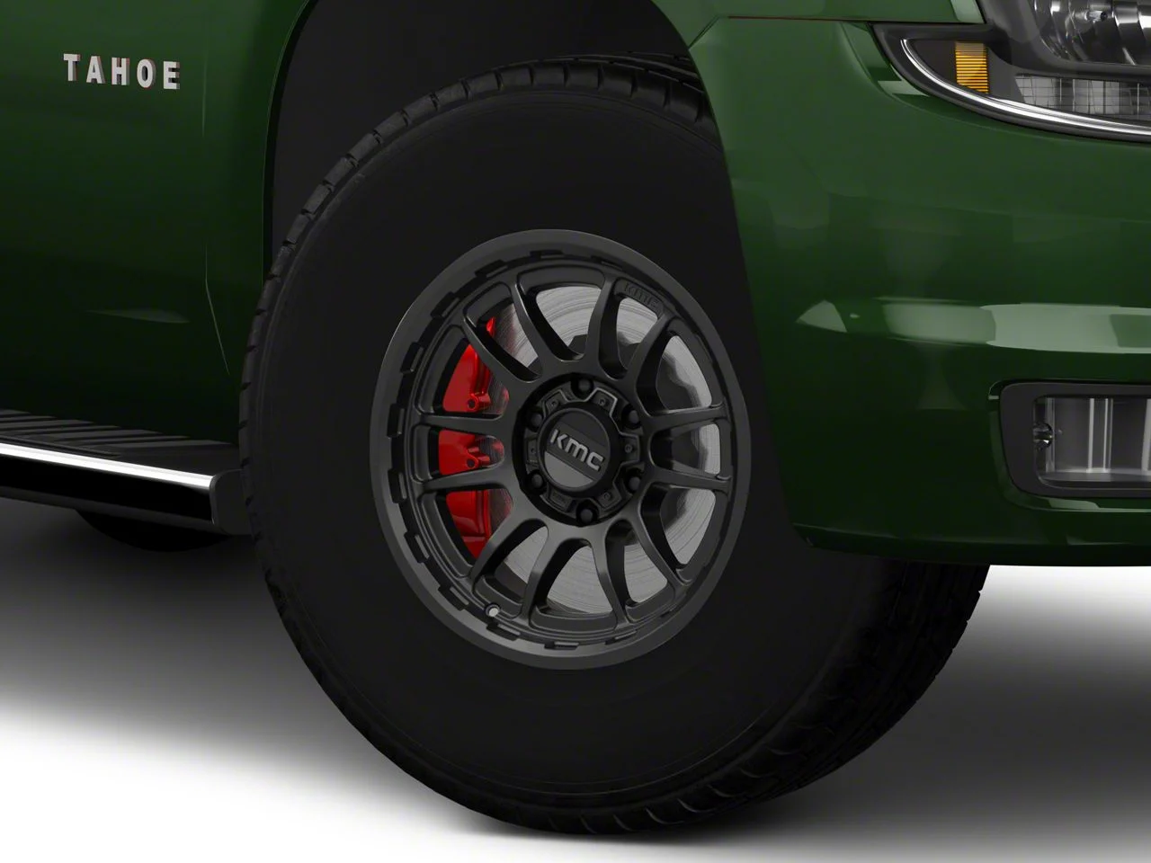 KMC Wrath Satin Black 6-Lug Wheel; 17x8.5; 0mm Offset (15-20 Tahoe)