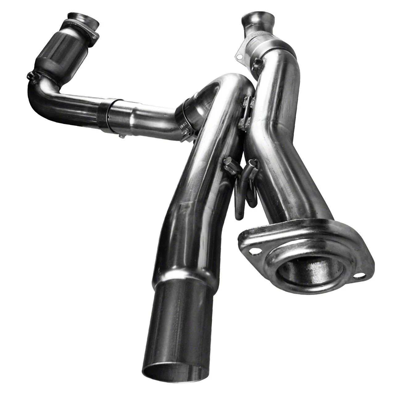 Kooks 3-Inch GREEN Catted Dual Connection Pipe (03-06 6.0L Silverado 1500 w/ Long Tube Headers)