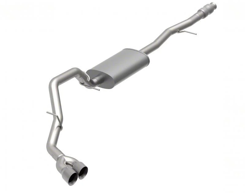 Kooks KST Single Exhaust System with Polished Tips; Side Exit (19-26 5.3L Sierra 1500)
