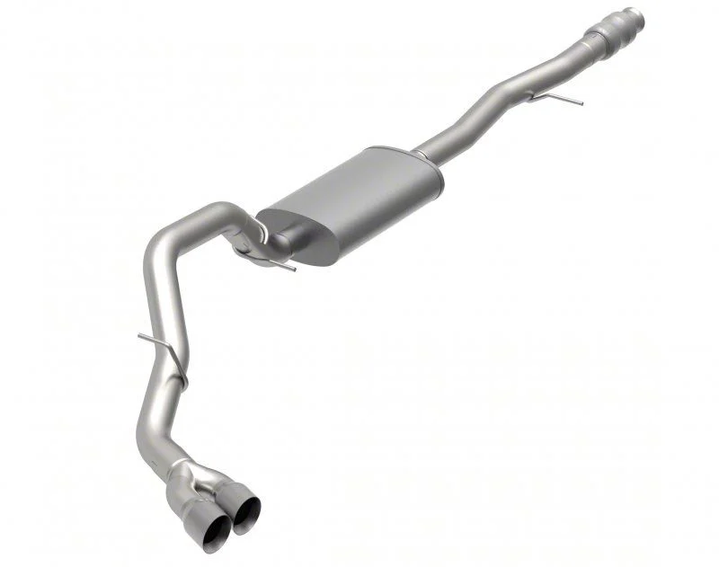 Kooks KST Single Exhaust System with Polished Tips; Side Exit (19-26 6.2L Silverado 1500)