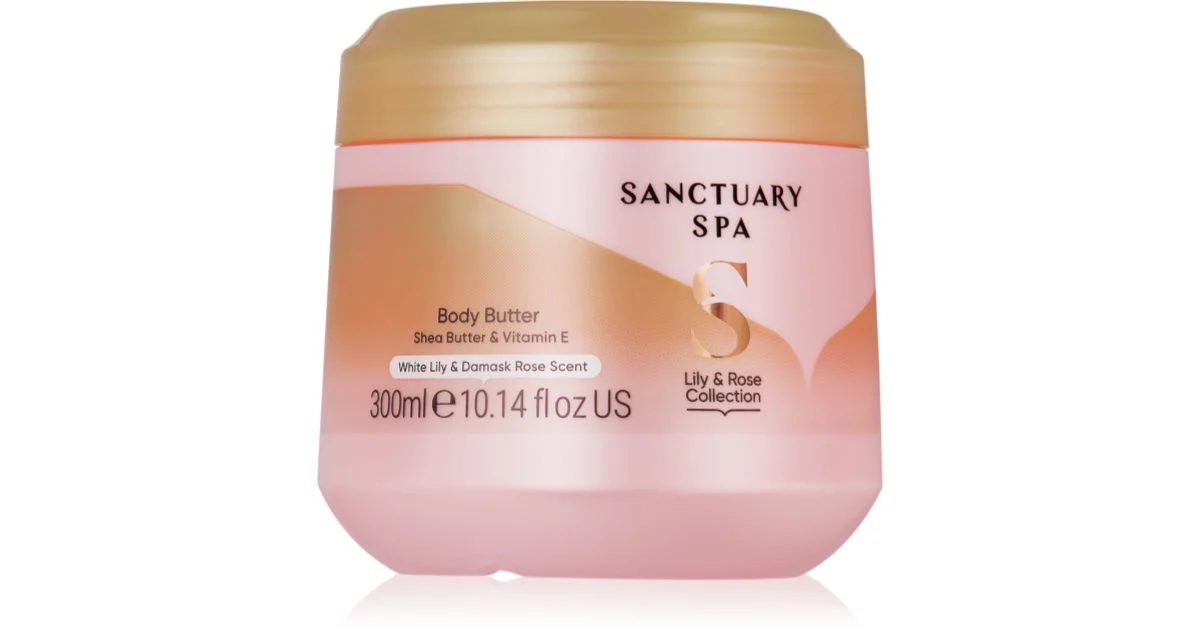 Sanctuary Spa Lily & Rose burro corpo idratante intenso 300 ml