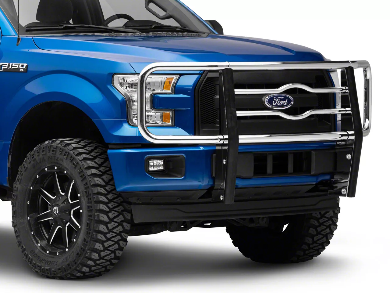 2-Inch Tubular Grille Guard; Chrome (15-20 F-150, Excluding Raptor)
