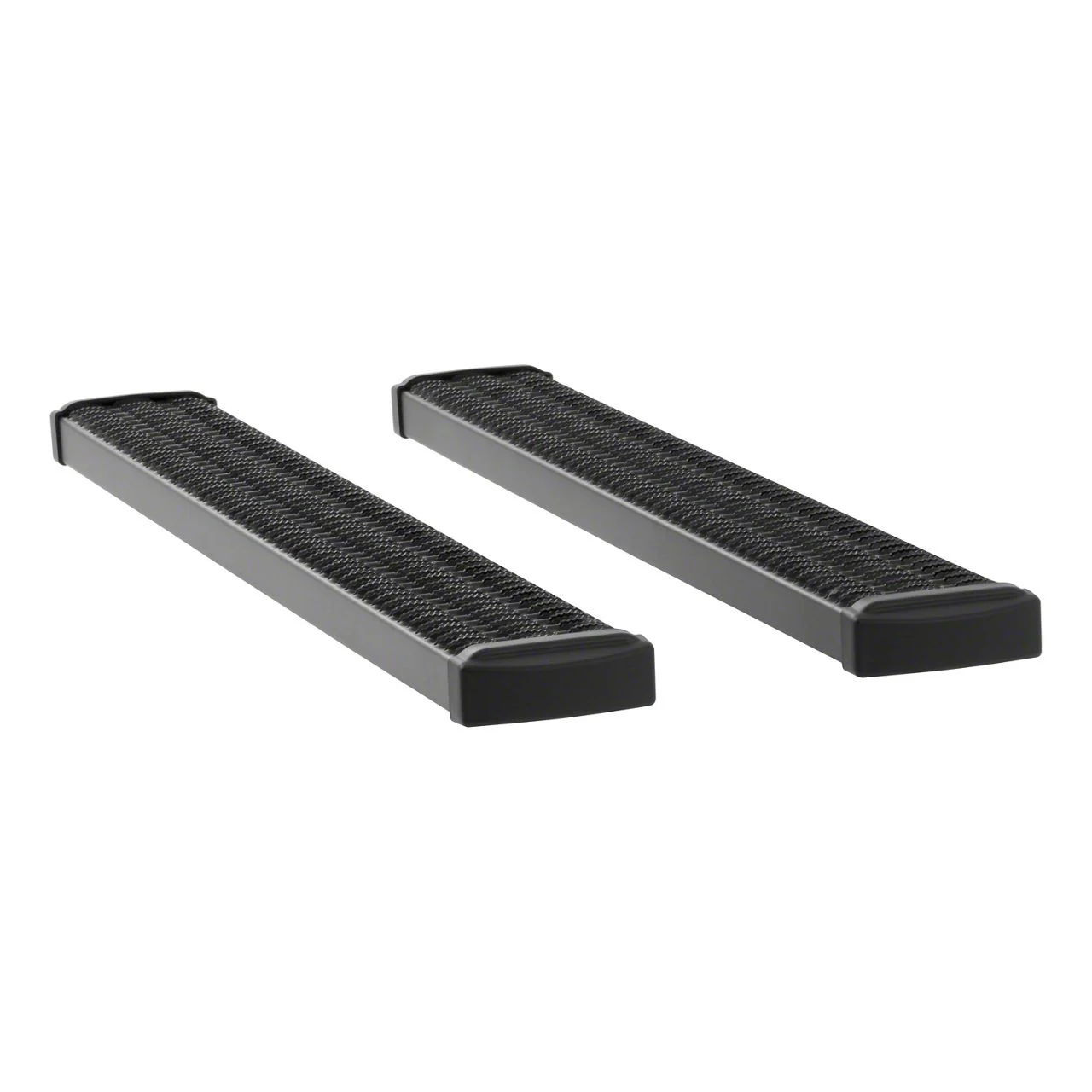 Grip Step 7-Inch Running Boards; Body Mount; Textured Black (09-18 RAM 1500 Regular Cab)