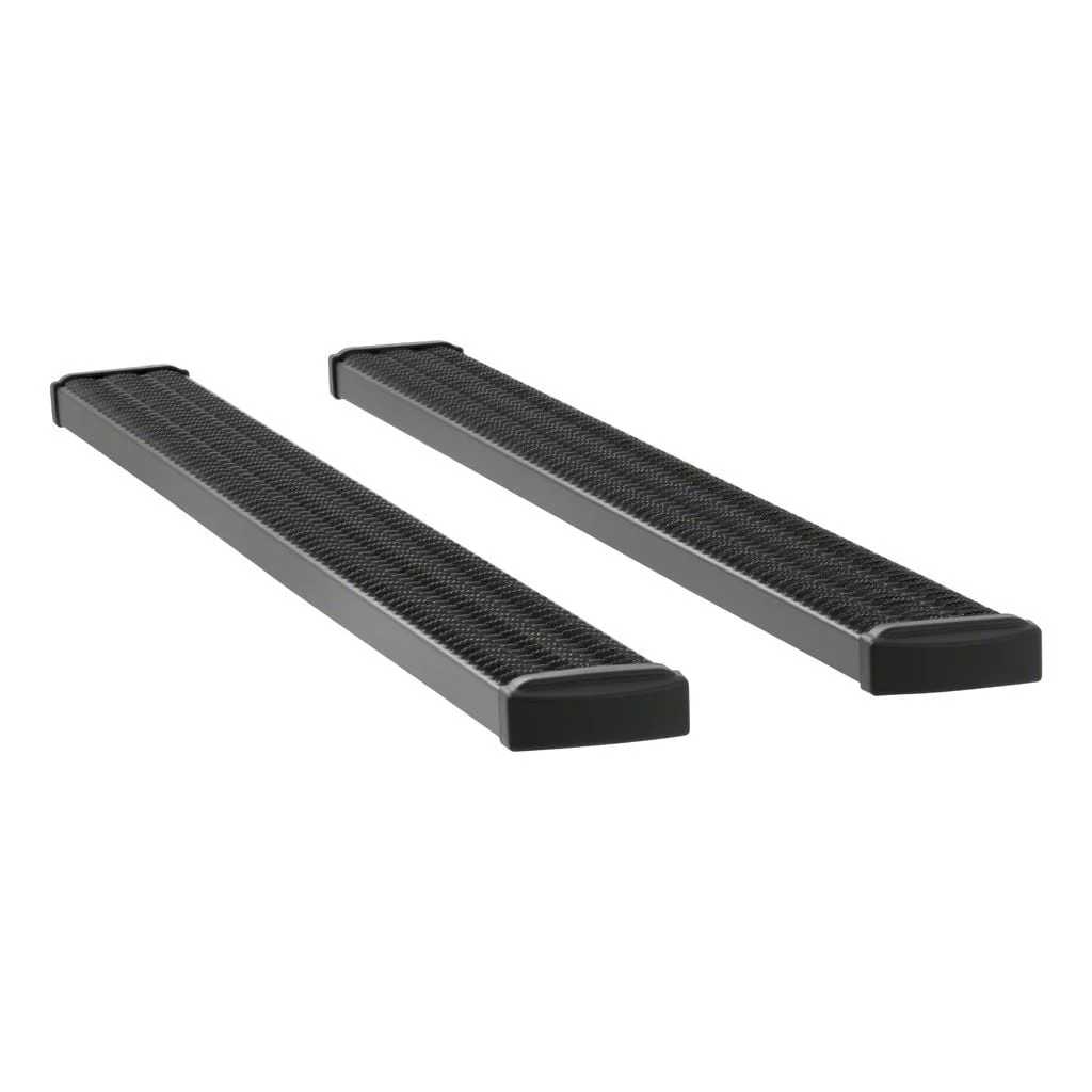 Grip Step 7-Inch Wheel-to-Wheel Running Boards; Textured Black (09-14 F-150 SuperCab)