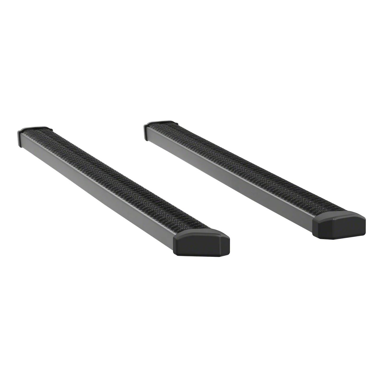 SlimGrip 5-Inch Running Boards; Textured Black (07-18 Silverado 1500 Extended/Double Cab)