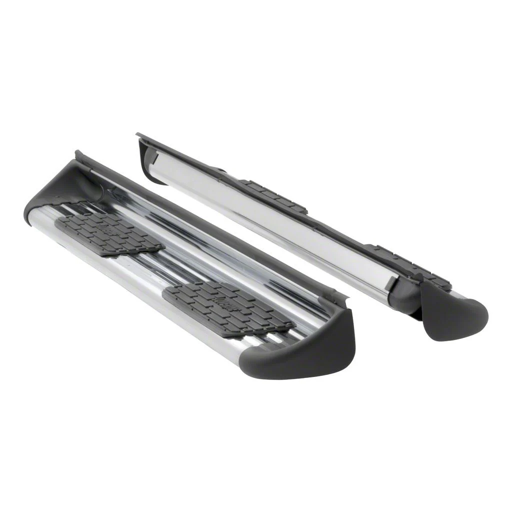 Stainless Side Entry Running Boards; Body Mount; Polished (09-18 RAM 1500 Crew Cab)