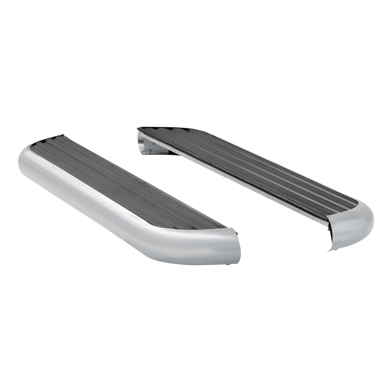 MegaStep 6.50-Inch Running Boards; Polished Stainless (17-26 F-250 Super Duty Regular Cab)