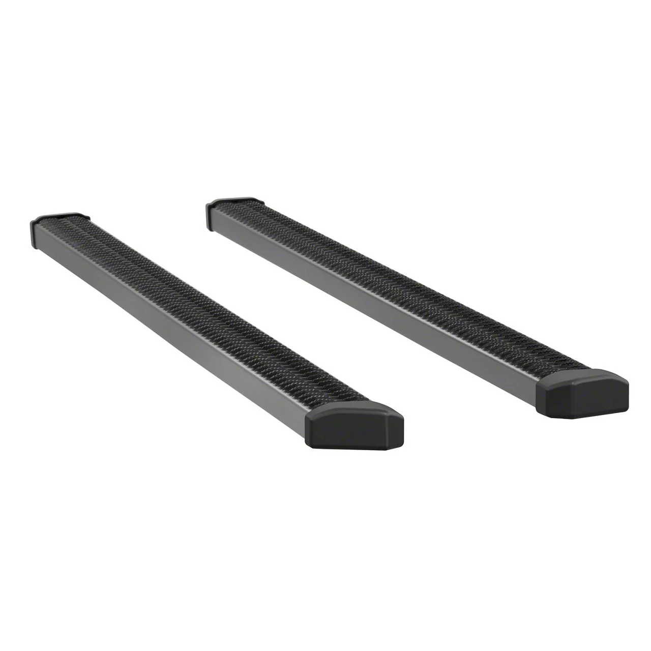SlimGrip 5-Inch Running Boards; Textured Black (17-26 F-250 Super Duty SuperCrew)