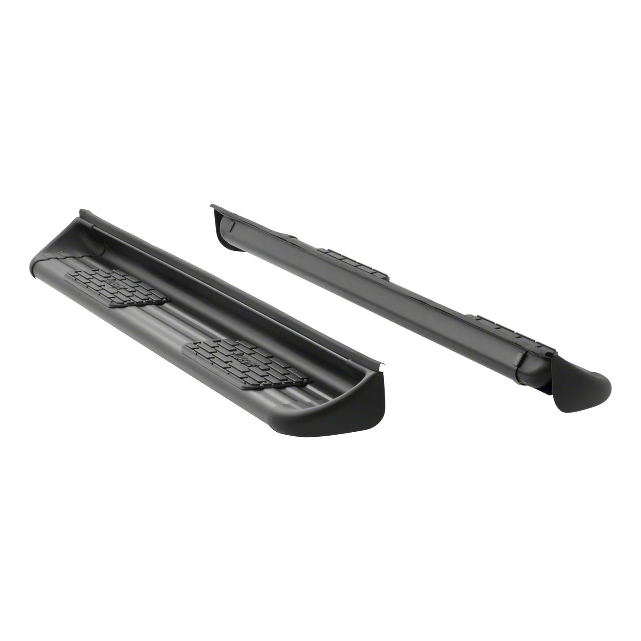 Stainless Side Entry Running Boards; Textured Black (17-26 F-250 Super Duty SuperCrew)