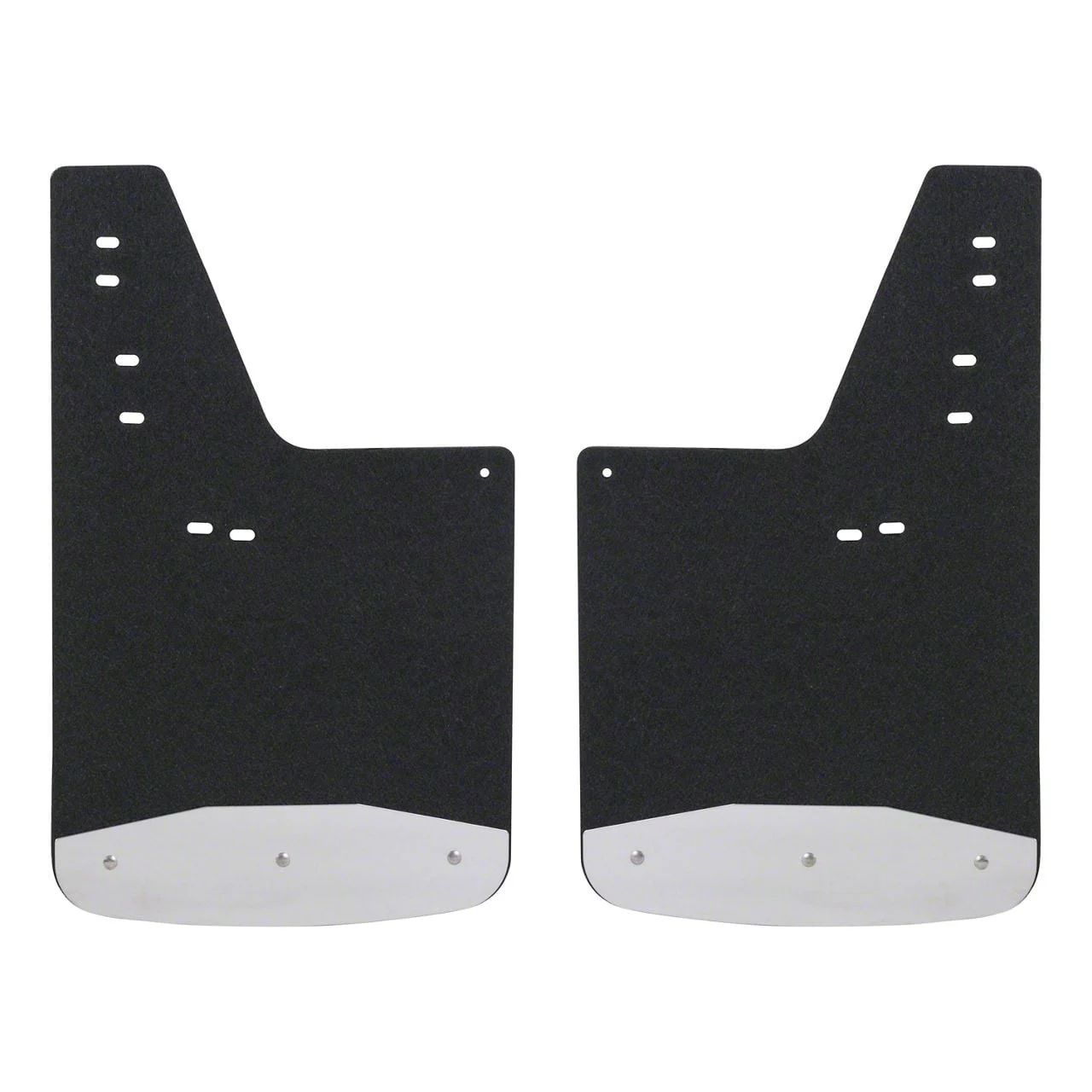 Textured Rubber Mud Guards; Front or Rear; 12-Inch x 20-Inch (11-16 F-250 Super Duty)