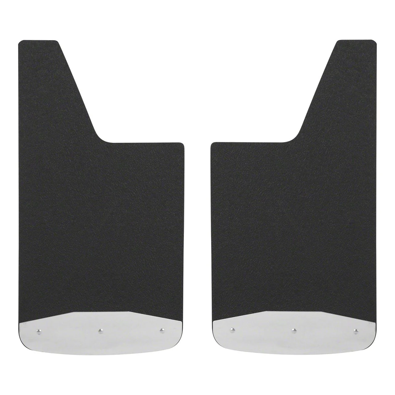 Textured Rubber Mud Guards; Front or Rear; 12-Inch x 23-Inch (17-26 F-250 Super Duty)