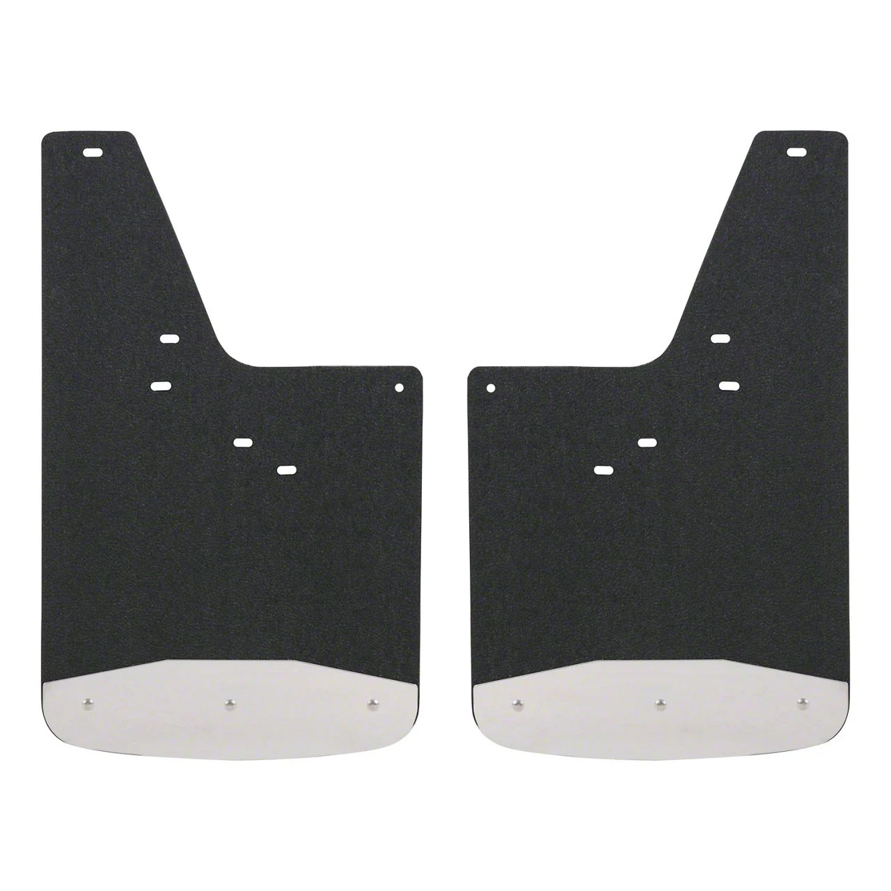 Textured Rubber Mud Guards; Front or Rear; 12-Inch x 20-Inch (14-18 Sierra 1500)