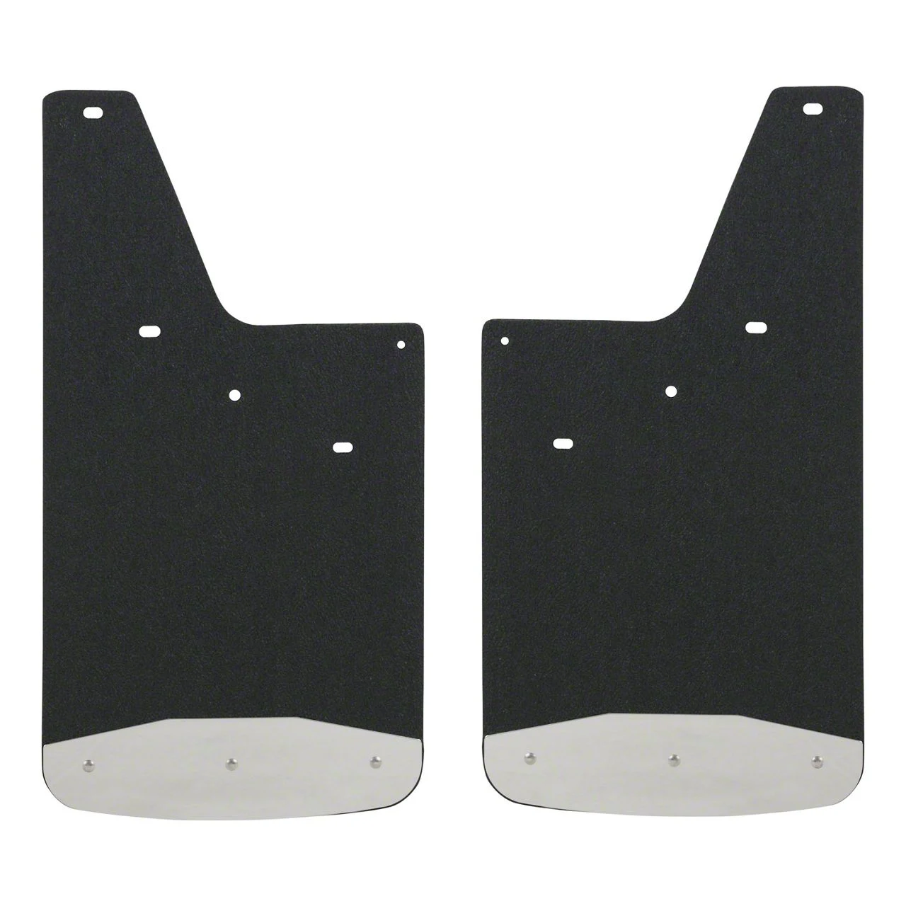 Textured Rubber Mud Guards; Front or Rear; 12-Inch x 23-Inch (07-13 Sierra 1500)