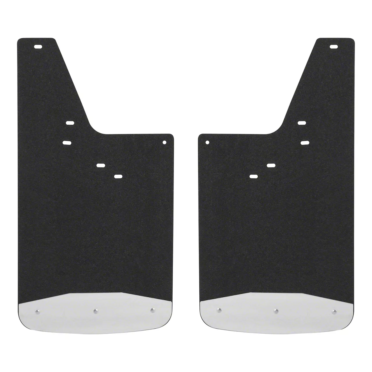 Textured Rubber Mud Guards; Front or Rear; 12-Inch x 23-Inch (14-18 Sierra 1500)