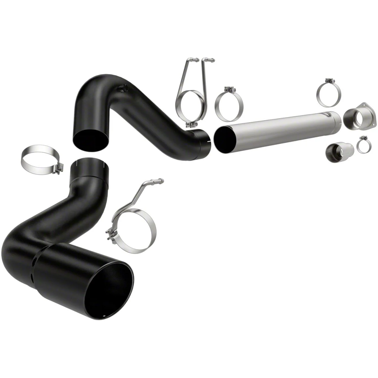 Magnaflow Black DPF Series Single Exhaust System; Side Exit (20-22 6.7L Powerstroke F-350 Super Duty)