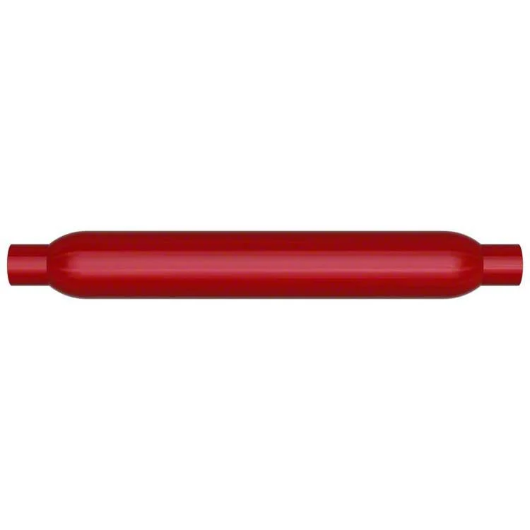 Magnaflow Glasspack Performance Center/Center Straight Red Muffler; 2-Inch (Universal; Some Adaptation May Be Required)