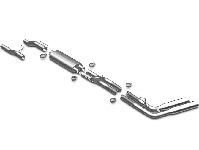 Magnaflow Street Series Dual Exhaust System with Polished Tips; Same Side Exit (09-10 5.4L F-150, Excluding Raptor)
