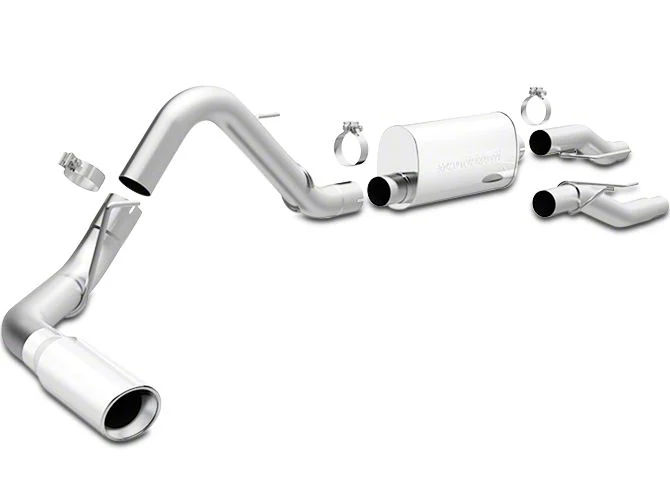 Magnaflow Street Series Single Exhaust System with Polished Tip; Side Exit (09-10 5.4L F-150, Excluding Raptor)