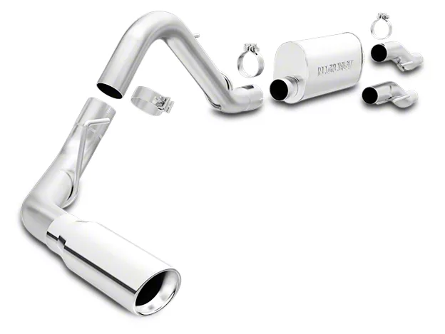 Magnaflow Street Series Single Exhaust System with Polished Tip; Side Exit (11-14 6.2L F-150, Excluding Raptor)