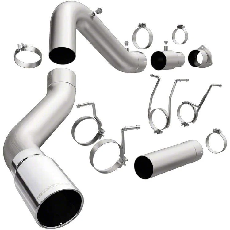 Magnaflow PRO DPF Series Single Exhaust System with Polished Tip; Side Exit (07-19 6.6L Duramax Silverado 2500 HD)