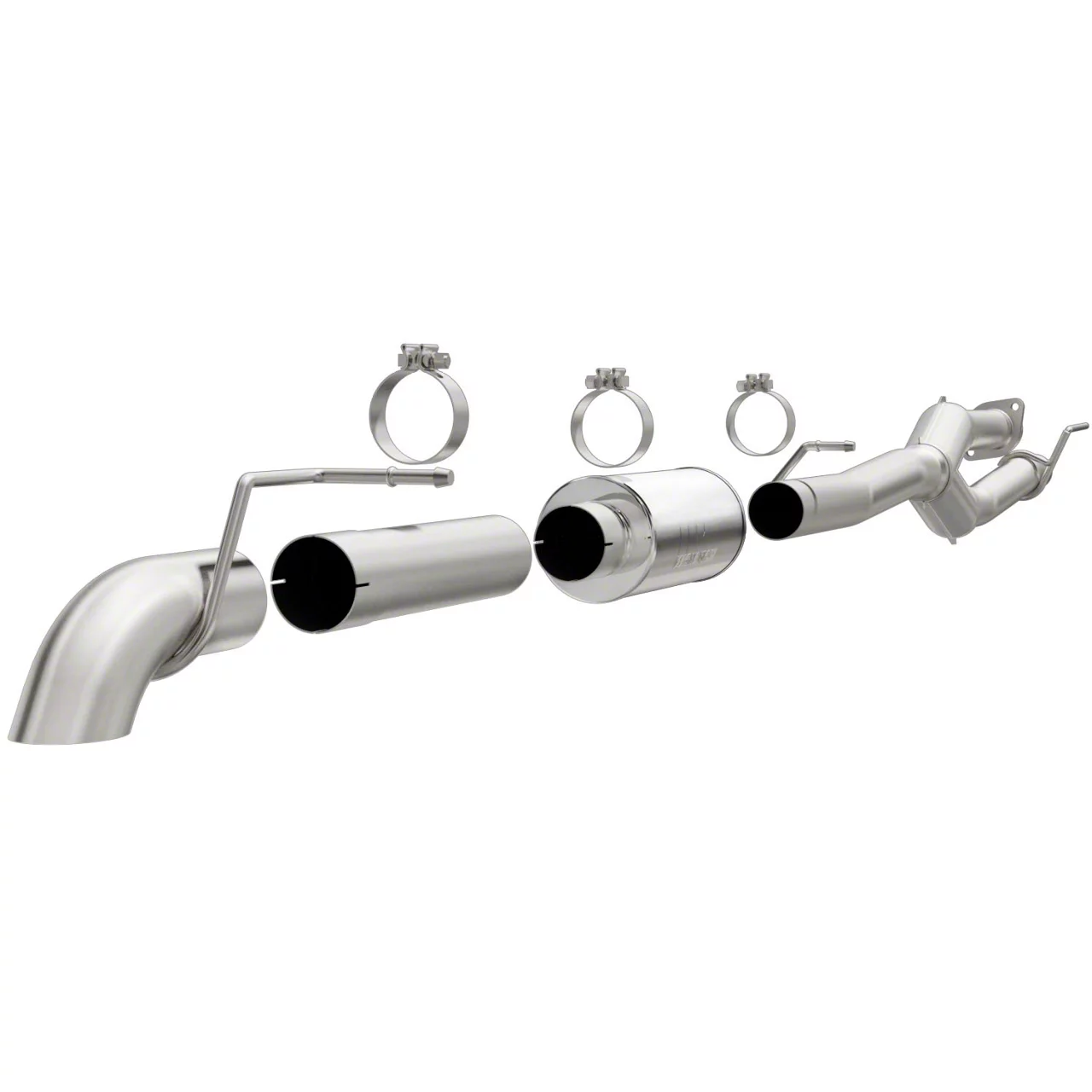Magnaflow Off-Road Pro Series Single Exhaust System; Turn Down (11-16 6.2L F-250 Super Duty)