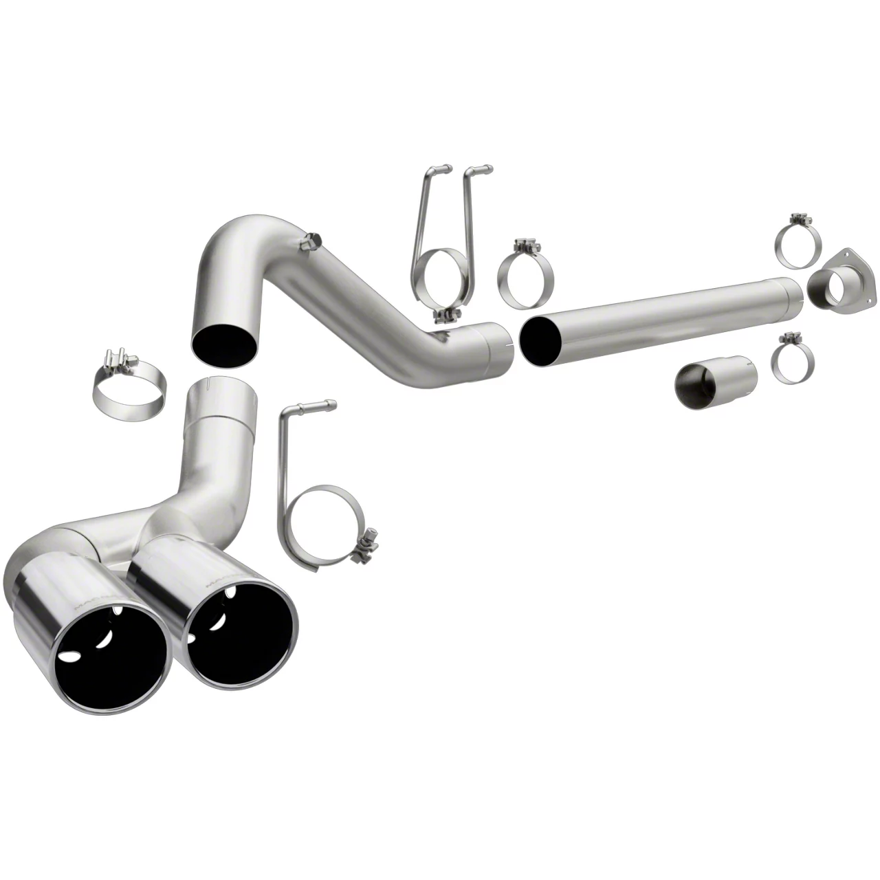 Magnaflow PRO DPF Series Single Exhaust System with Polished Tip; Side Exit (11-22 6.7L Powerstroke F-250 Super Duty)
