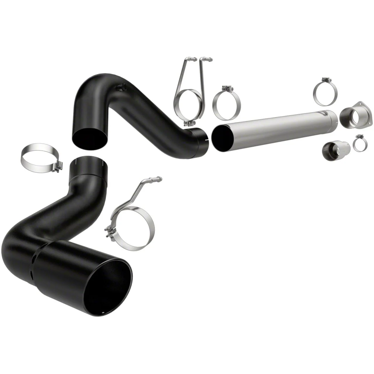 Magnaflow Black DPF Series Single Exhaust System; Side Exit (20-22 6.7L Powerstroke F-250 Super Duty)