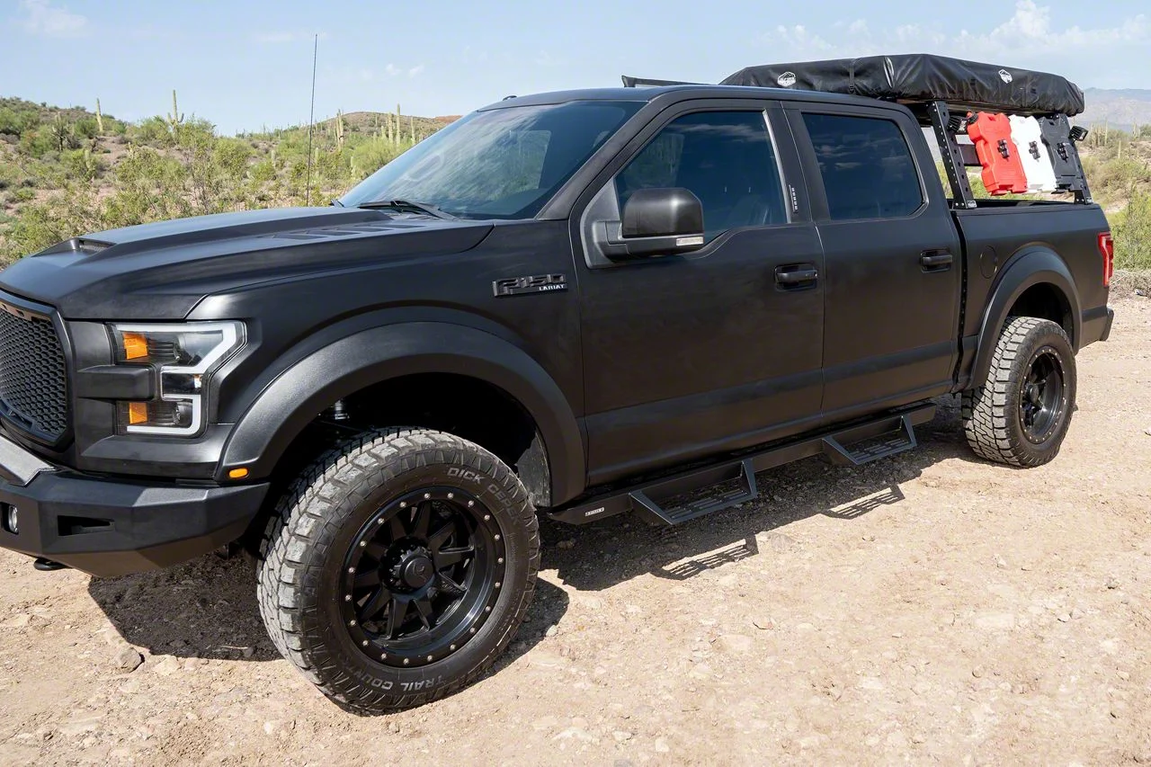 CYC Engineering RT Gen 2 Drop Side Step Bars; Black Textured (17-26 F-350 Super Duty SuperCrew)