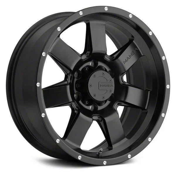 Mamba Offroad Wheels M14 Matte Black 6-Lug Wheel; 17x9; 12mm Offset (15-20 Tahoe)