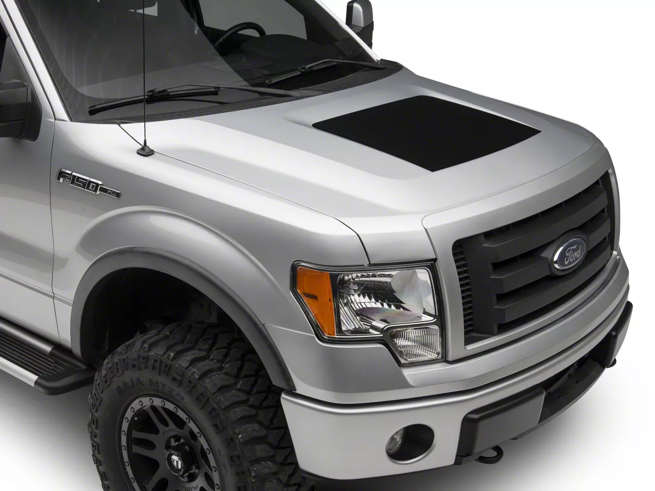 SEC10 Hood Decal; Matte Black (09-14 F-150, Excluding Raptor)