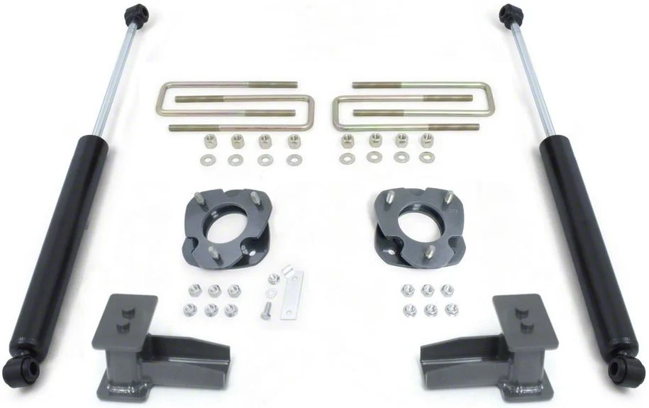 Max Trac 2.50-Inch Front / 4-Inch Rear Suspension Lift Kit with Shocks (09-14 2WD F-150 w/o Factory Blocks)