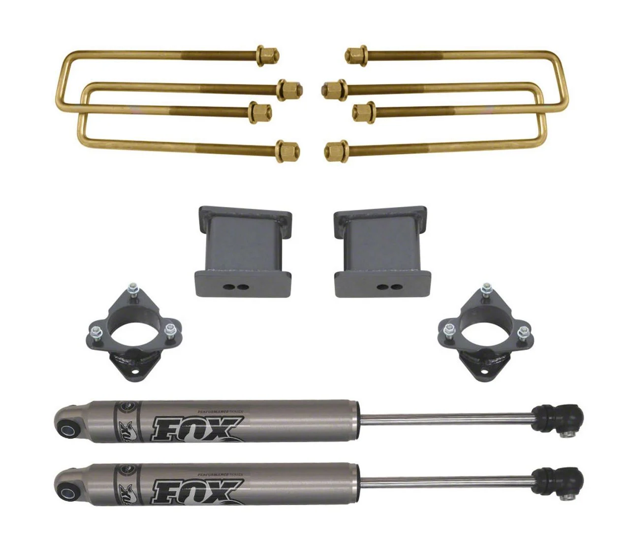 Max Trac 3-Inch Rear Lift Kit with Fox Shocks (07-18 2WD Silverado 1500)