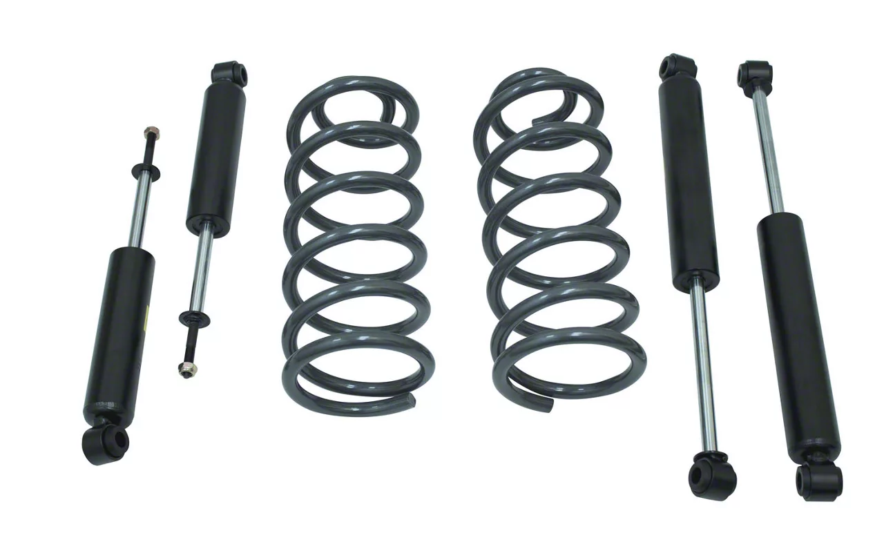 Max Trac 3-Inch Rear Lowering Springs Max Trac Shocks (09-18 2WD V8 RAM 1500 w/o Air Ride)