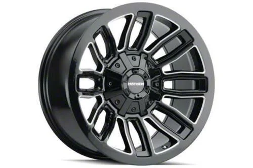 Mayhem Wheels Decoy Gloss Black Milled 6-Lug Wheel; 20x9; 18mm Offset (15-20 Tahoe)
