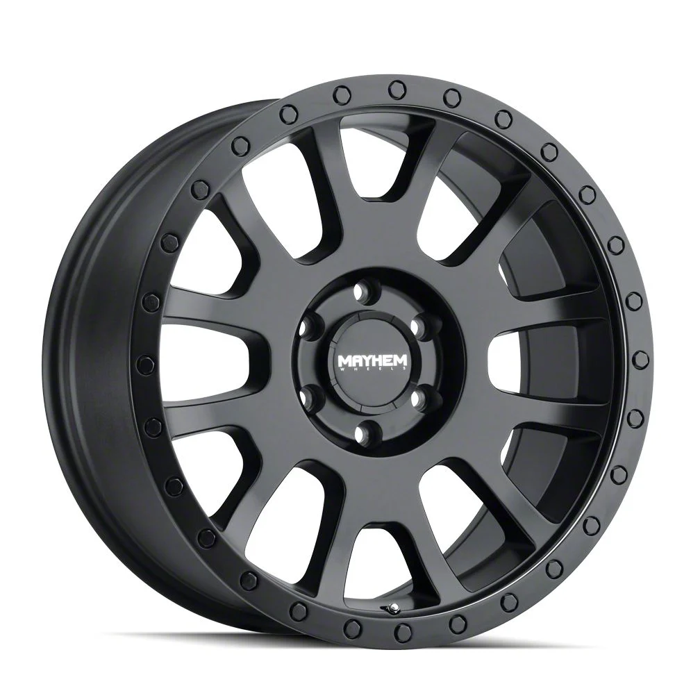 Mayhem Wheels Scout Matte Black 8-Lug Wheel; 17x8.5; 0mm Offset (11-16 F-350 Super Duty SRW)