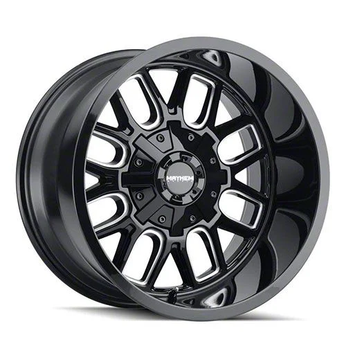 Mayhem Wheels Cogent Black Milled 6-Lug Wheel; 20x9; 0mm Offset (21-26 F-150)