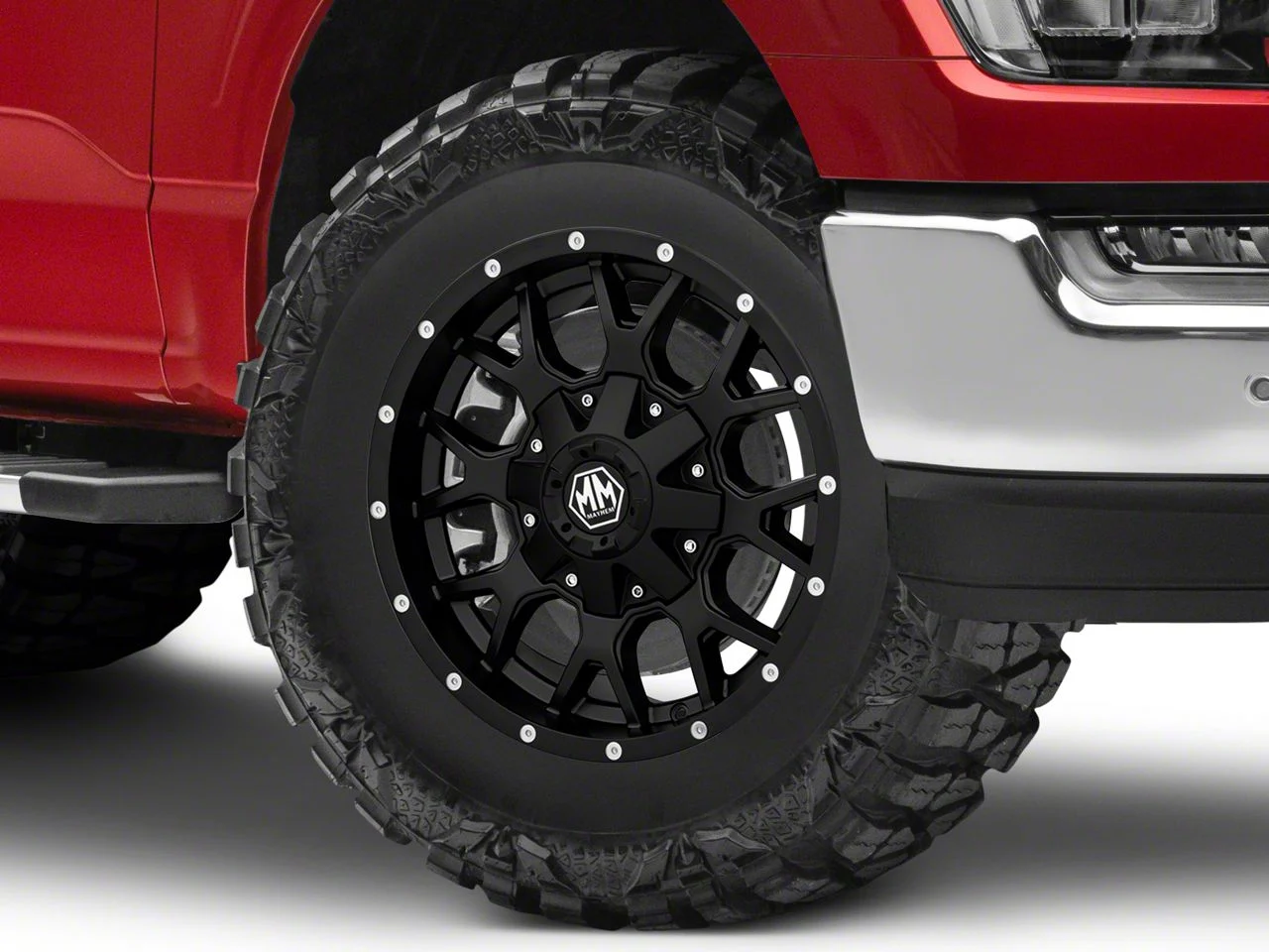 Mayhem Wheels Warrior Matte Black 6-Lug Wheel; 18x9; -12mm Offset (21-26 F-150)