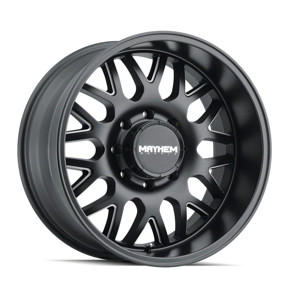 Mayhem Wheels Tripwire Gloss Black Milled 8-Lug Wheel; 20x9; 0mm Offset (17-22 F-350 Super Duty SRW)