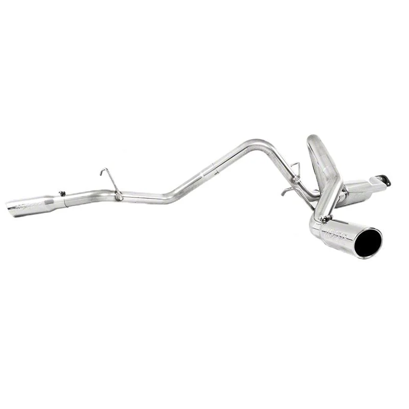 MBRP Armor Plus Dual Exhaust System with Polished Tips; Side Exit (03-06 5.3L Silverado 1500)