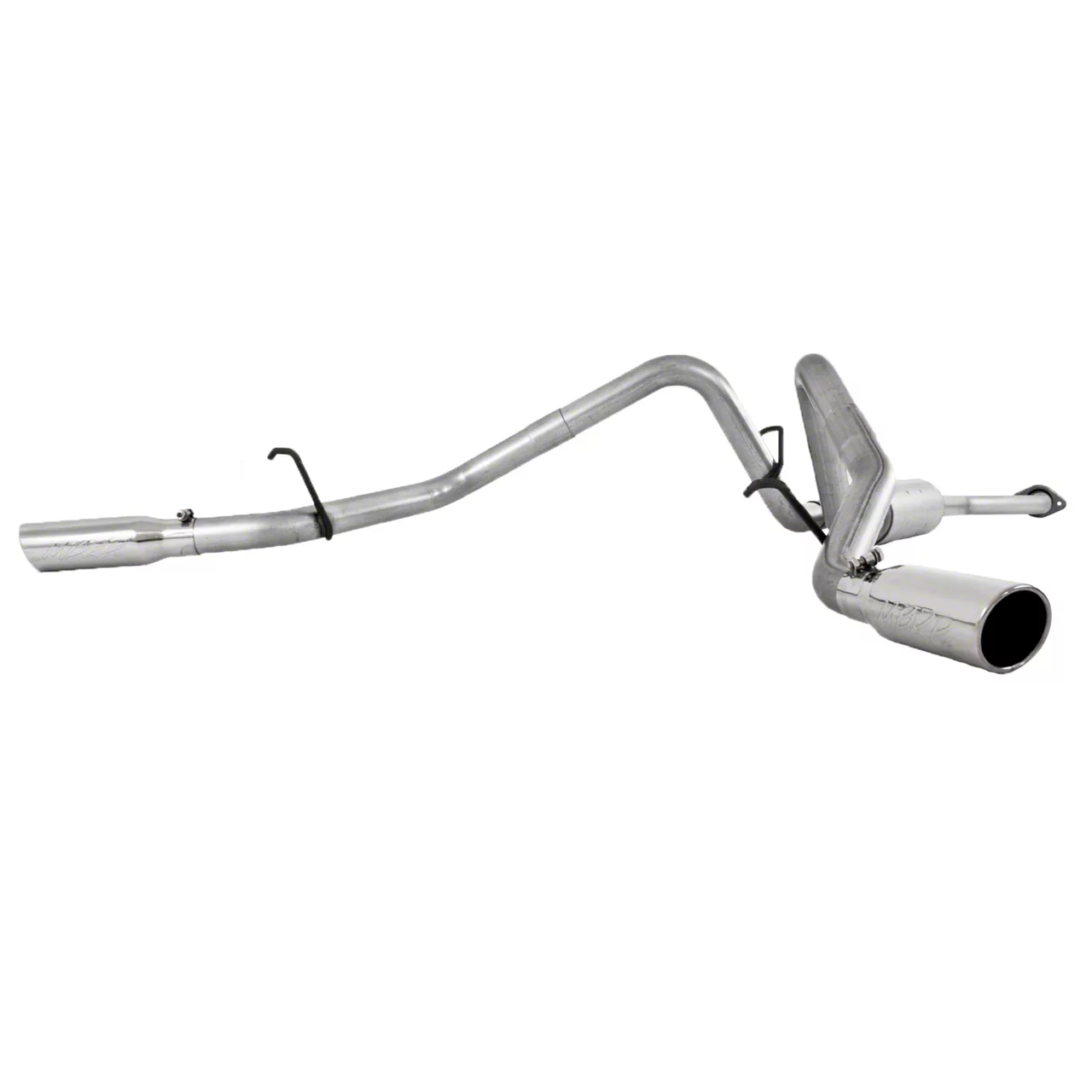 MBRP Armor Lite Dual Exhaust System with Polished Tips; Side Exit (03-06 5.3L Silverado 1500)