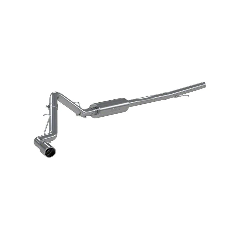 MBRP Armor Lite Single Exhaust System with Polished Tip; Side Exit (19-26 4.3L Sierra 1500)