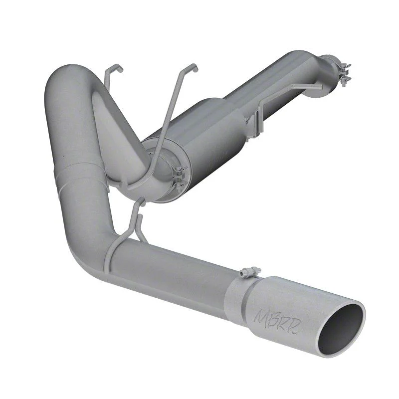 MBRP Armor Lite Single Exhaust System with Polished Tip; Side Exit (17-22 6.2L F-350 Super Duty)