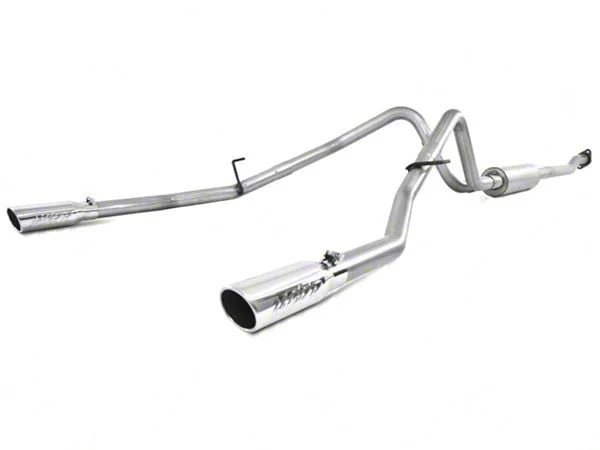 MBRP Armor Lite Dual Exhaust System with Polished Tips; Rear Exit (11-14 5.0L F-150)