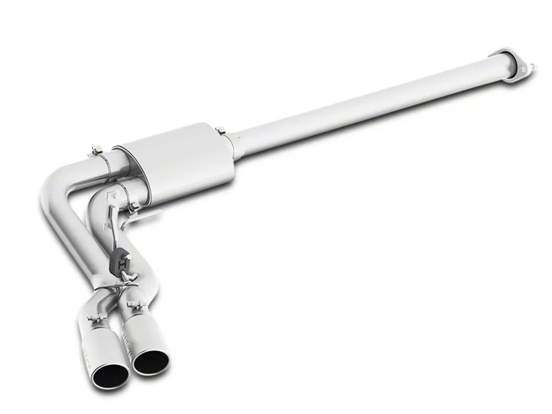 MBRP Armor Pro Dual Exhaust System with Polished Tips; Middle Side Exit (15-20 5.0L F-150)