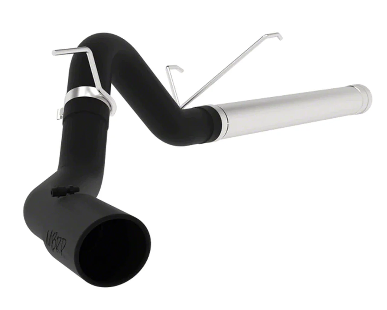 MBRP Armor BLK Filter-Back Single Exhaust System; Side Exit (07-12 6.7L RAM 2500)