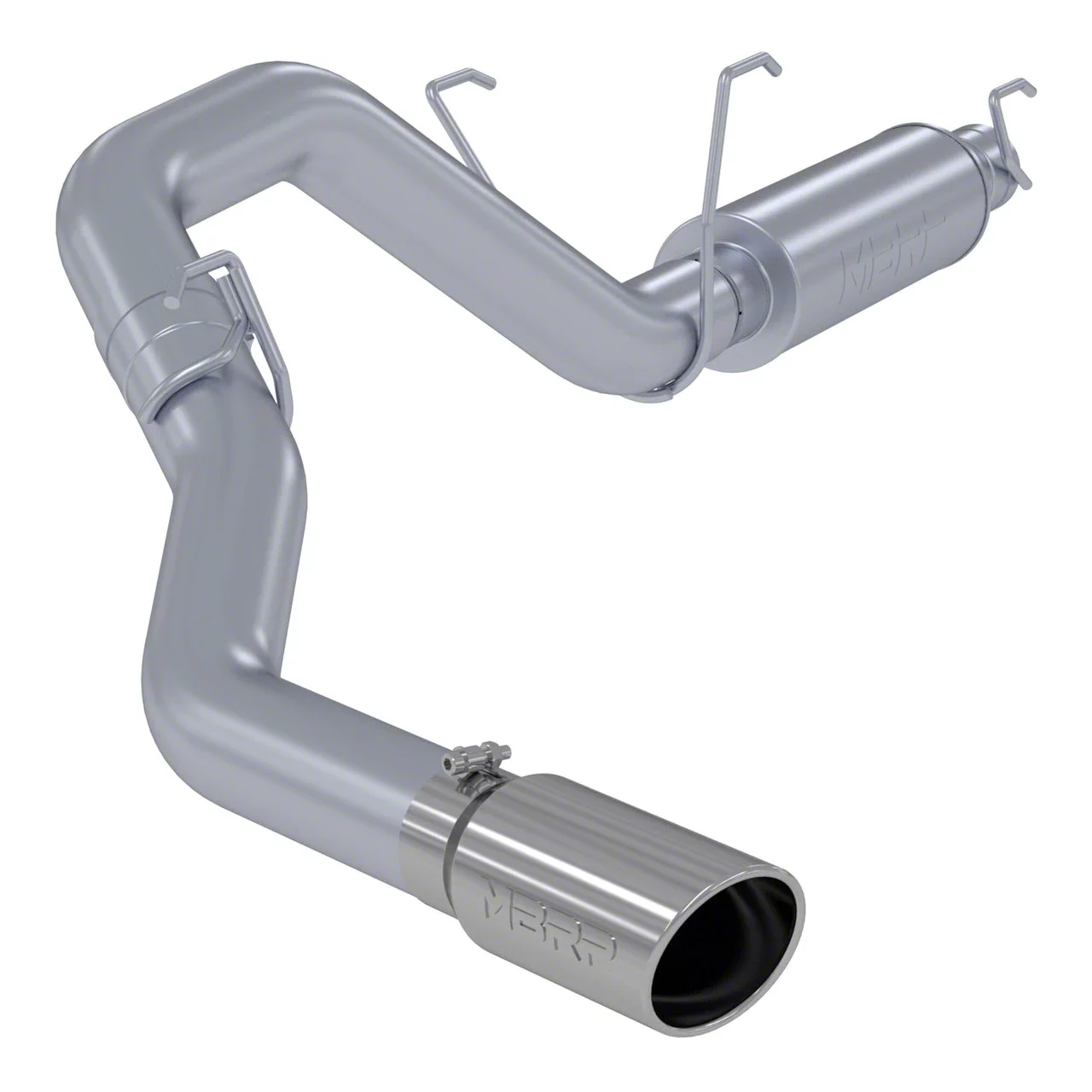MBRP Armor Pro Single Exhaust System with Polished Tip; Side Exit (14-26 6.4L RAM 2500)